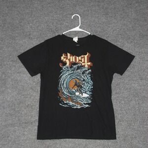 Ghost Band T Shirt Mens M Surfing Wave Skeleton Graphic Summer Tee Retro Style